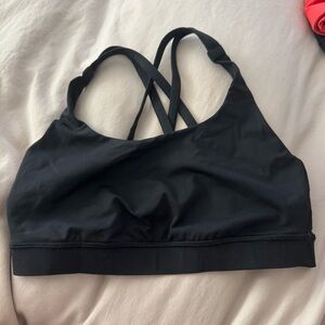 lululemon Black Strappy Sports Bra